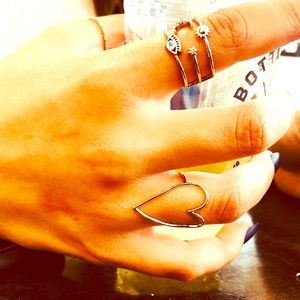 Wire Heart Ring...
